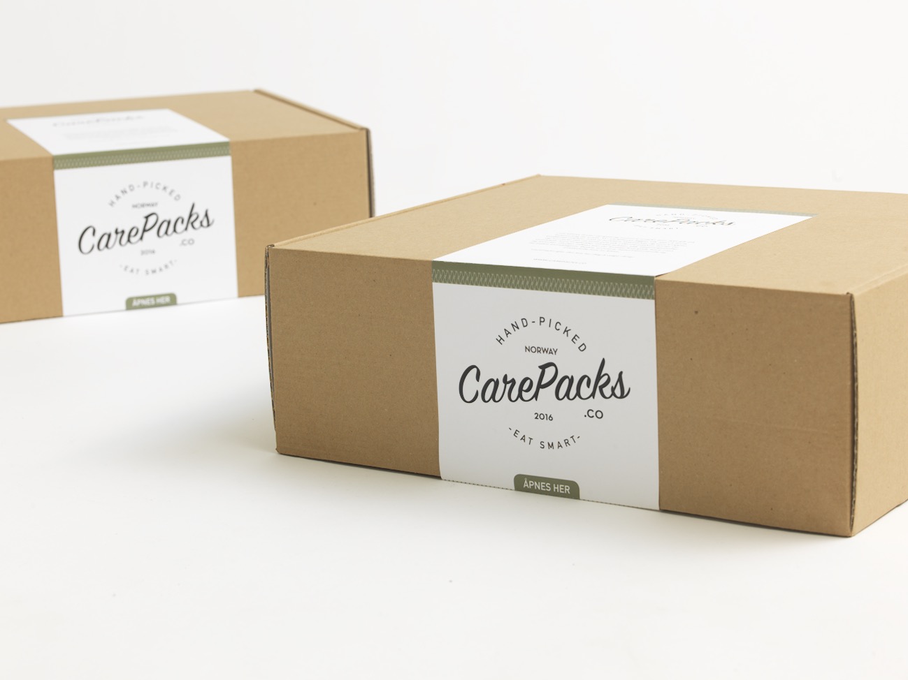 Et utvalg Carepacks-produkter